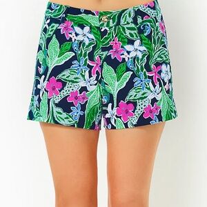 NEW Lilly Pulitzer CALLAHAN KNIT SHORT, MULTI UNTAMED SIZE 10